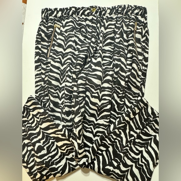 Calvin Klein zebra pants linen - Picture 3 of 5